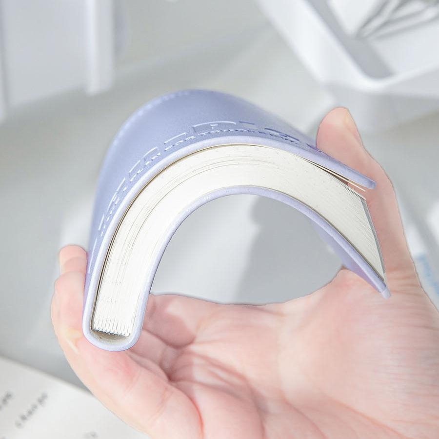 Cube Notebook Plan Book Portable Size Mild Color Soft PU Cover Grid & Blank Page 80 Sheets Diary Memo Office School