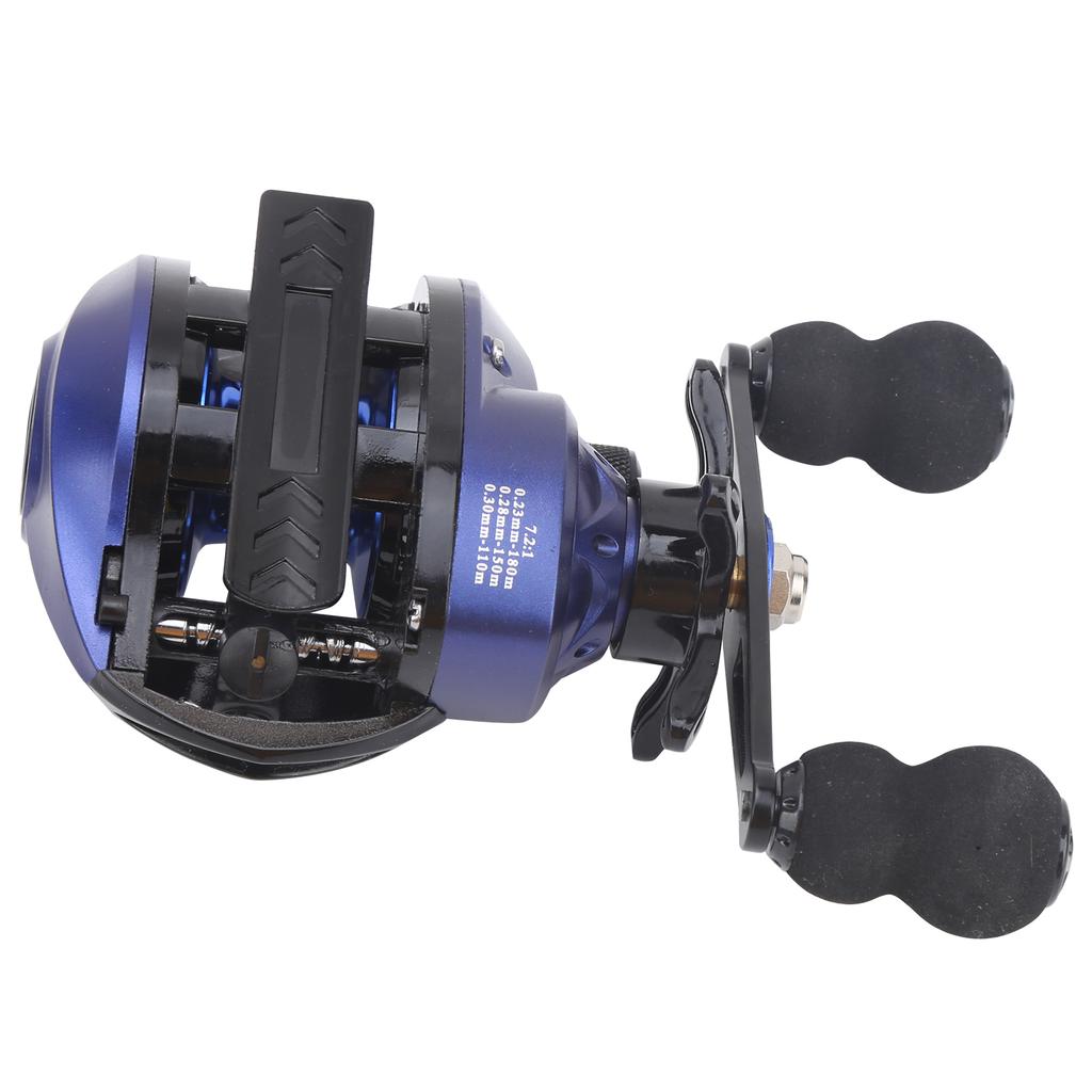 Baitcasting Reel 17+1 Bearings 7.2:1 Gear Ratio High Speed Fishing Wheel Accessory(Right Hand Type )