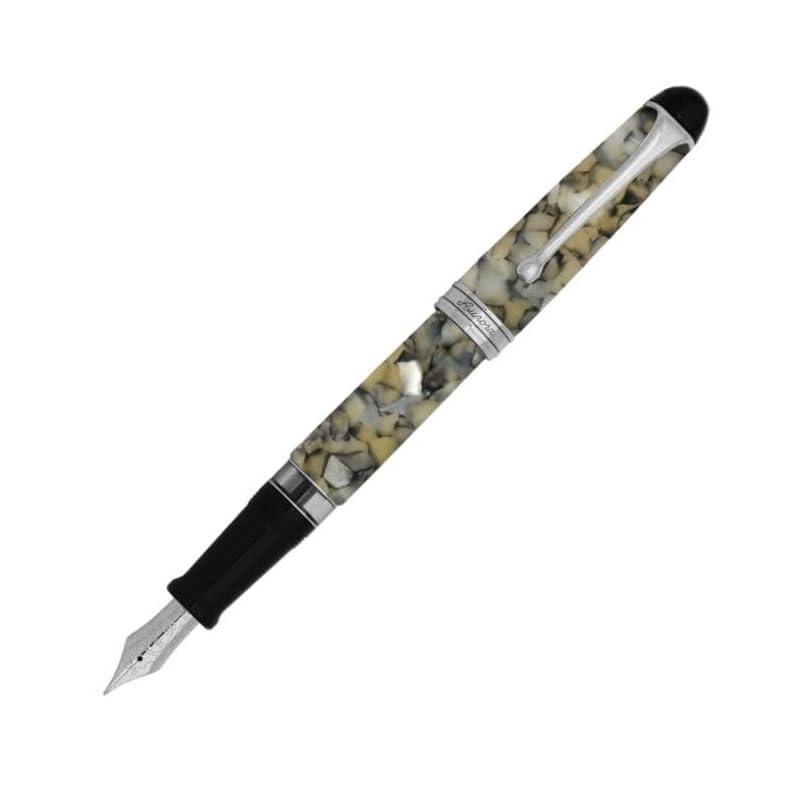 

aurora fountain pen AURORA 88 Mercury gray gt 18K piston suction type Fine letter F 888-ME-F