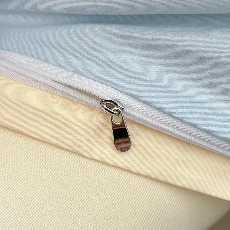 Pure Cotton Cartoon Towel Embroidered Bedding Set: Includes Quilt, Bed Sheet, and Pillowcases