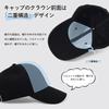Geyanuo Large Size Baseball Deep Extra Slimming UV Solid Unisex Men's Cap, Fit, Large, 60-65cm, Cotton, Shape-Retaining, Effect, Protection, Color,