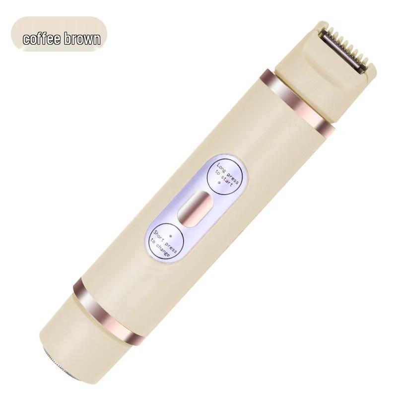 Universal Double-Headed Electric Hair Remover for Men and Women – Safe for Pubic, Armpit, and Leg Hair.