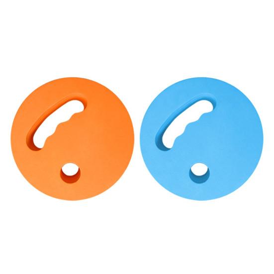 2Pcs Water Exercise Discs EVA Foam Handheld Swim Disc Pool Resistance Water Weights Adults Beginner Swimming Pool Aquatic Exercise Water Aerobic