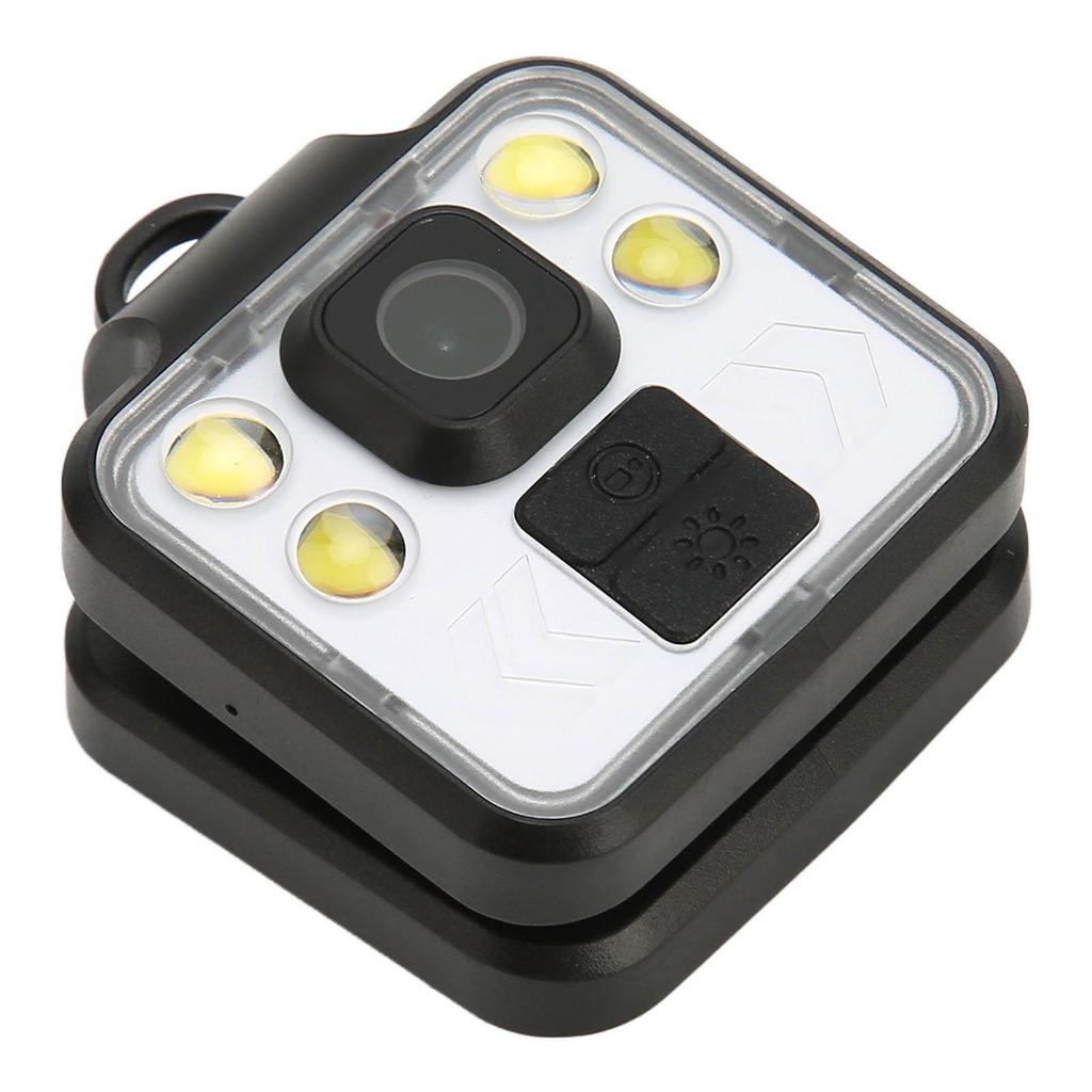 Body Camera 1080P HD Video Record Waterproof Portable Wearable Camera with Adjustable LED for Car Office Home Sports