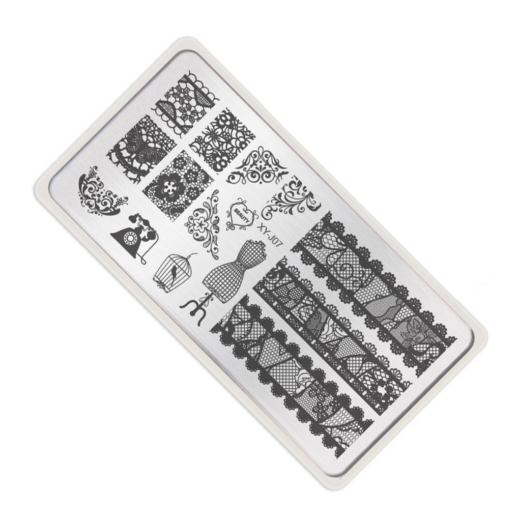 Nail Art Stamp Templates Plate Stencils Manicure Image Plate Gel Nail Polish DIY