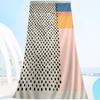 Modern Geometry Dot Line Art Microfiber Printed Beach Towel Mountain Climbing Yoga Beach Swimming Running Absorbent Soft Towel