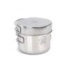PEAKS&TREES Camping Multi Cooker Set, Stainless Steel, 5 Pieces, Tsubame-Sanjo, Made in Japan