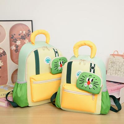 School BagsNew Children's  Size Color Matching Cute Backpack Casual Versatile Travel Backpack