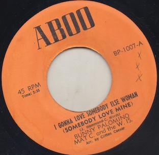 

7inch Record BUNNY PALOMINO & MAT C. & THE W. IS - I Gonna Love Somebody Else Woman (S BP1007 Aboo US Reggae, Ska & Dub Used