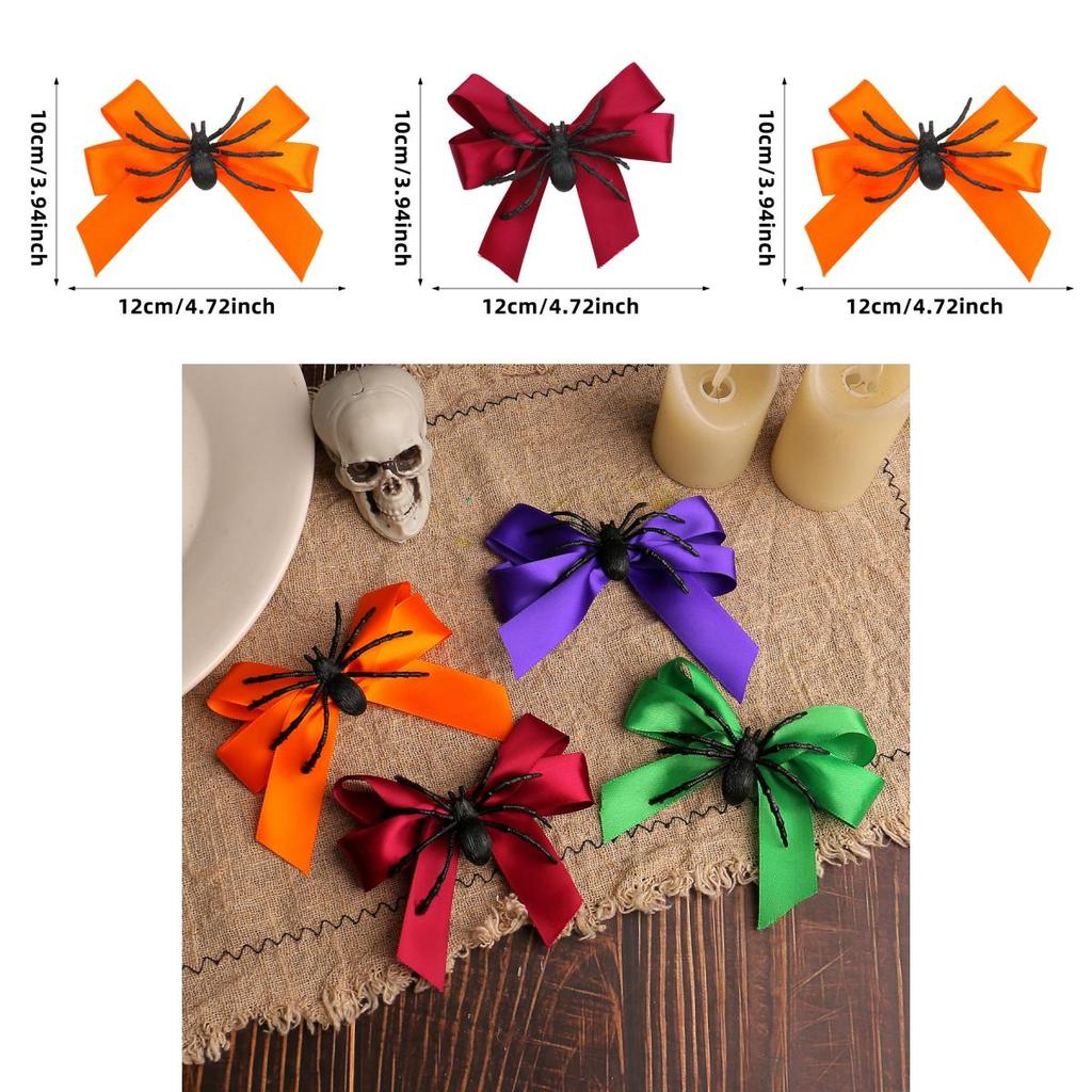 Halloween Spider Hair Accessory With Unique Bow Design For Cosplay Parties And Gifts