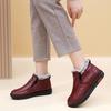 2023 Women's Winter Warm Velvet Cotton Snow Boots with Non-Slip Soft Soles for Middle-Aged and Elderly