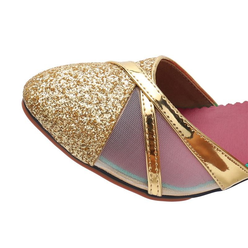 Gold Silver Ladies Ballroom Dancing Shoes Middle Heel Modern Latin Dance Shoes Party Wedding Shoes 5.5cm