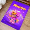 Custom Personalization Brawl Stars Print Area Rug - Soft, Washable Non-Slip Indoor Mat,Living Room,Home&Office Decorative Rug