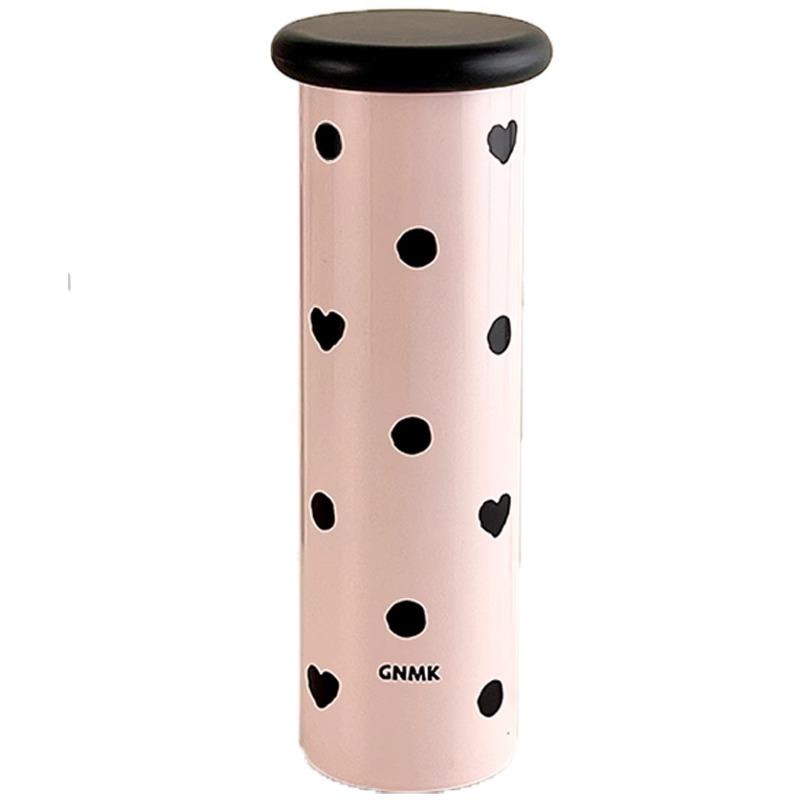 New High Appearance Level Thermos Cup Cute Polka Dot Portable Water Cup Mini Stainless Steel Water Cup Outdoor Handy Cup