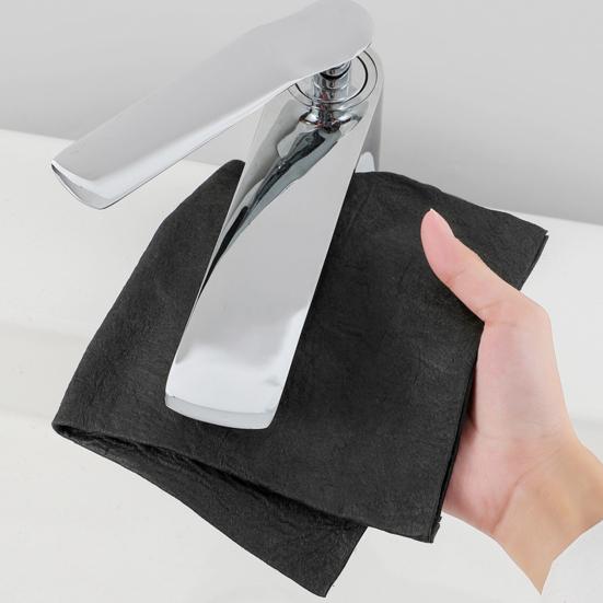 Cleaning Rag Anti-deformed No Trace Lint Free Household Magic Metal Glass Mirror Washing Cloth Daily Use