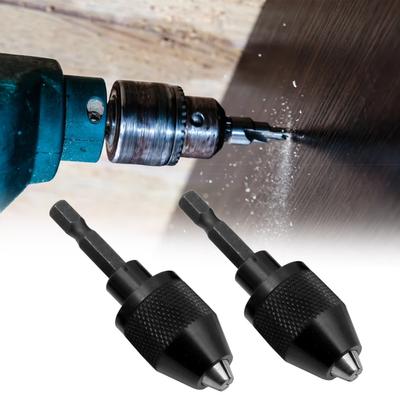 Mandrin de Conversion sans clé de 1/4 pouces, adaptateur à tige hexagonale, foret, pilote à changement rapide