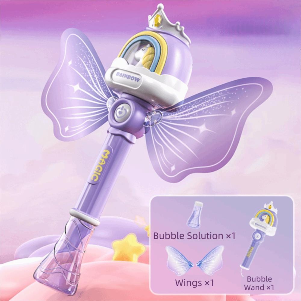 Hand-Held Design Bubble Blower LED Lights Pony  Bubble Blower  Children's Toy
