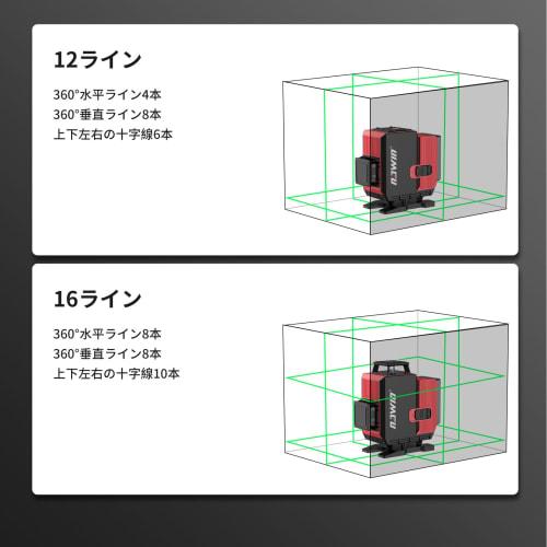 Navin 4D 16-Line Green Laser Level with Magnetic Rotating Stand, Remote Control, 2 Batteries, Indoor/Outdoor Use, Automatic Calibration, for Ceilings,