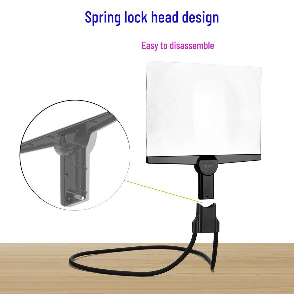 Lightweight, Hands-Free Magnifying Glass for Seniors - Clear, Undistorted Viewing for Reading Books & Newspapers, Neck Hanging Design.