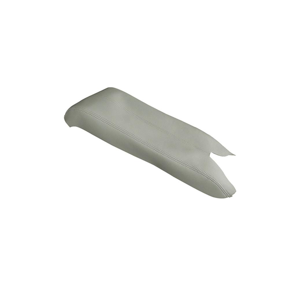 Microfiber Leather Console Lid Armrest Box Cover Skin Gray For Acura RDX 2007-12