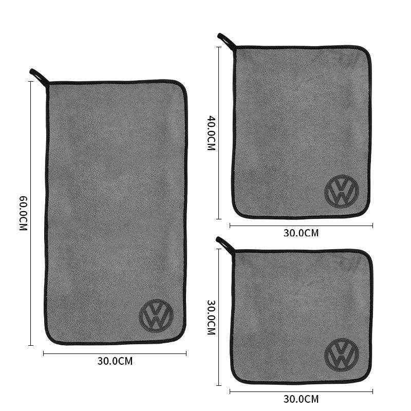 Car Wash Microfiber Towel Auto Cleaning Tool Soft Brush Drying Rag Cloth For VW Golf 5 4 6 GTI Jetta Scirocco Touran Polo Beetle zl4