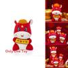Horse Year Lucky Mascot Plush Toy With Soft Short Plush For Lunar New Year Gifts