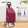 Ansai Rui Folding Stair Climbing Shopping Cart