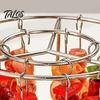 Air Fryer Cooking Gadgets Stainless Steel Skewer Rack, Vertical Kabob Frame Stand, Multi-Purpose Skewers Holder for Meat And Vegetables Tools