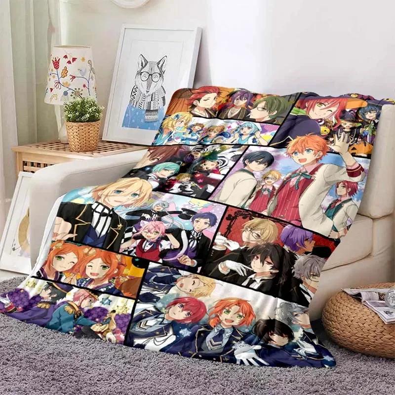 Cartoon Kinder Warme Decke Idol Fantasy Festival Untote Gruppe Bedruckte Decke Mikrofaser Flauschige Decke