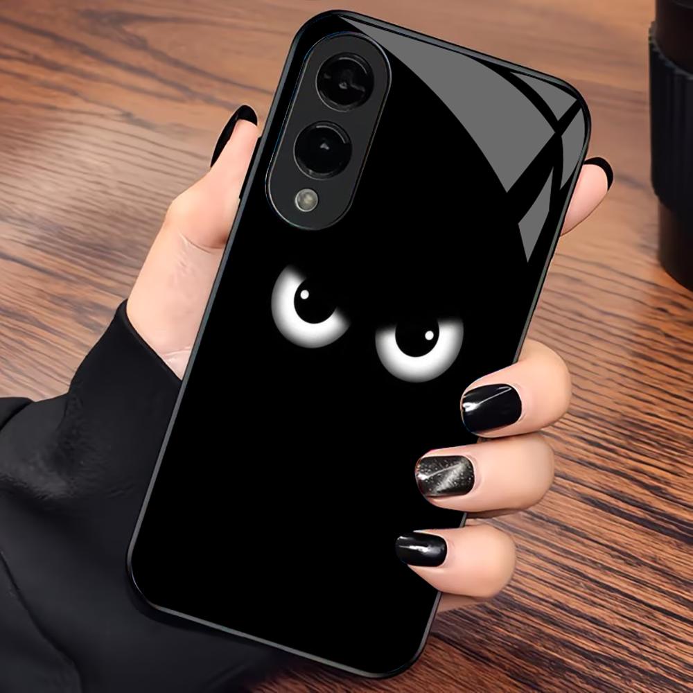 Darkness Eyes Protective Exquisite High-end PhoneCase Glass PhoneCase for Samsung Galaxy S26 S25 S24 S23 S22 S21 FE,Ultra,Plus