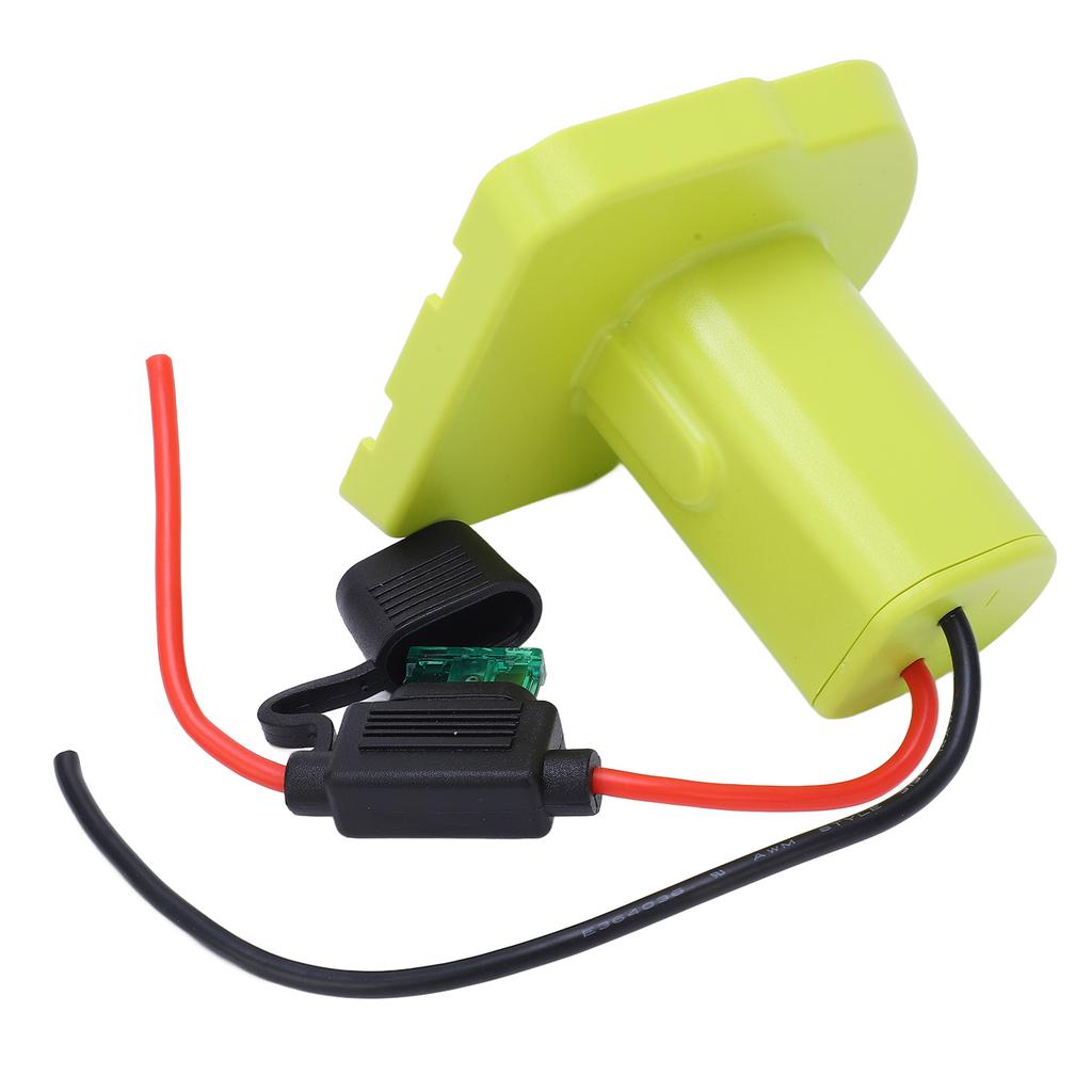 Batterieadapter für Ryobi One+ 18V mit 2 Stück Sicherung 14AWG Kabel Stromwandler für DIY Roboter Spielzeug