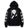 Jujutsu Kaisen Anime Hoodie Unisex Long Sleeve Pullover Sweatshirt Print Casual Streetwear
