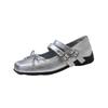 Fashion 2025 Designer Spring Women Mary Jane Shoes Fashion Square Toe Ladies Comfort Soft Sole Flats Women's Comfort Ballerinas Shoes