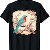 European Starling Bird Cherry Blossom T-Shirt