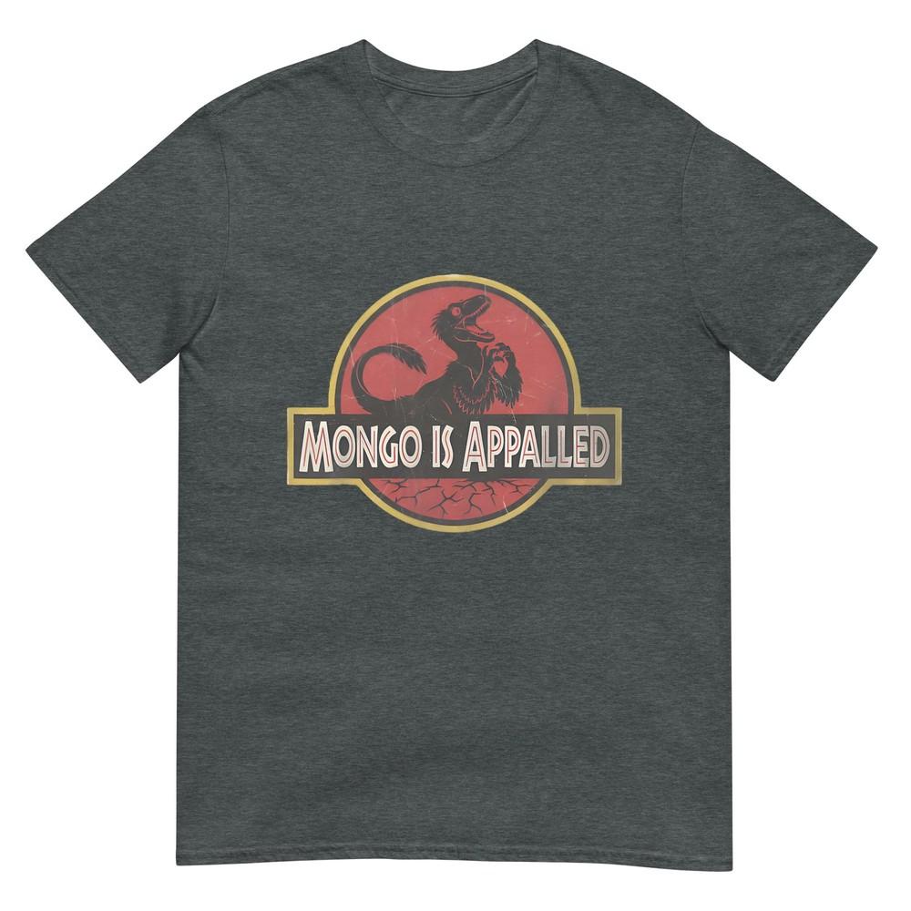 Retro Mongo Is Appalled Vintage Riding Dinosaur Unisexs TShirt