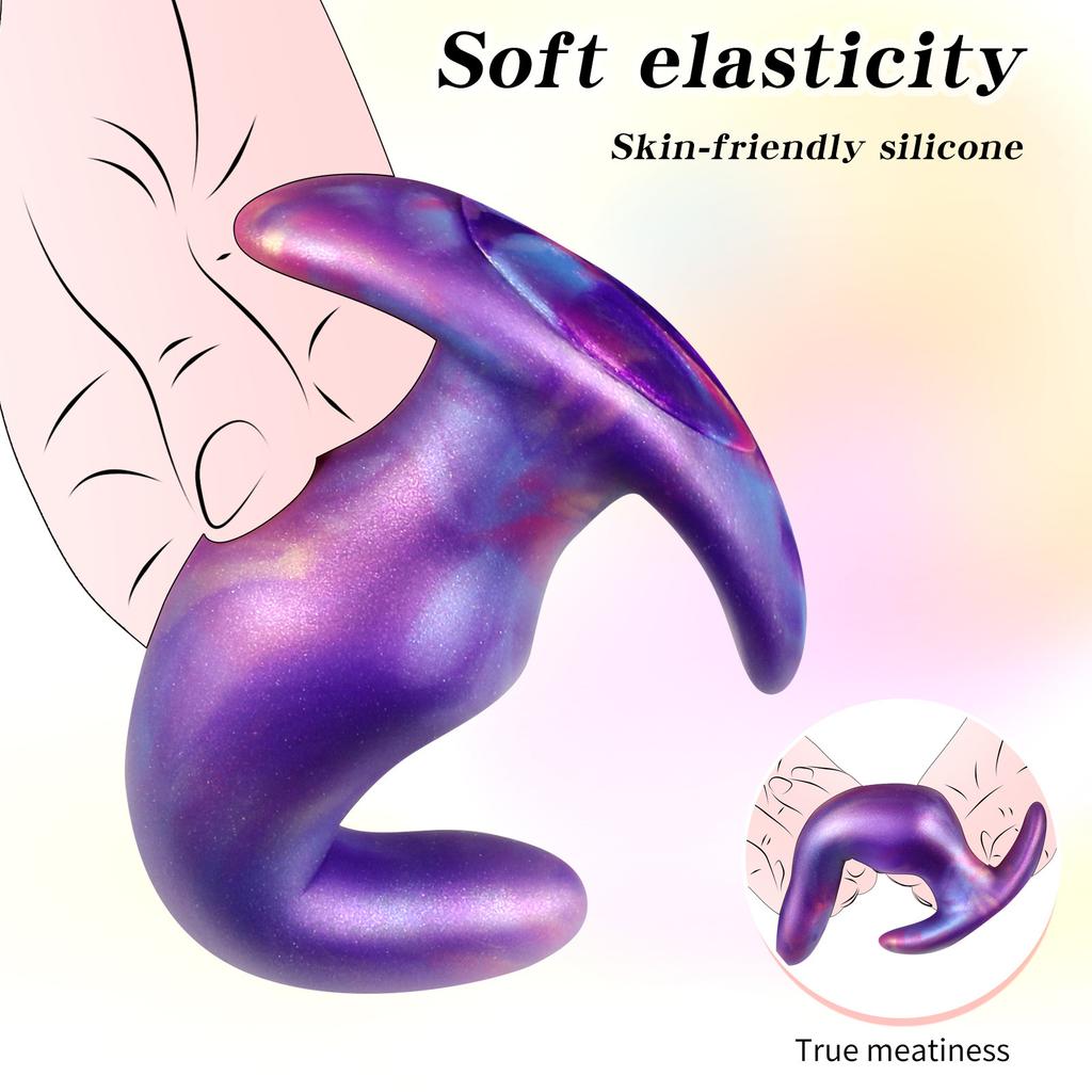 New Backyard Toy With Irregular Simulation Soft And Oversized Anal Plug