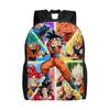 Son Goku Backpack Dragons Balls Funny Backpacks Teen Trekking Lightweight High School Bags Custom Rucksack