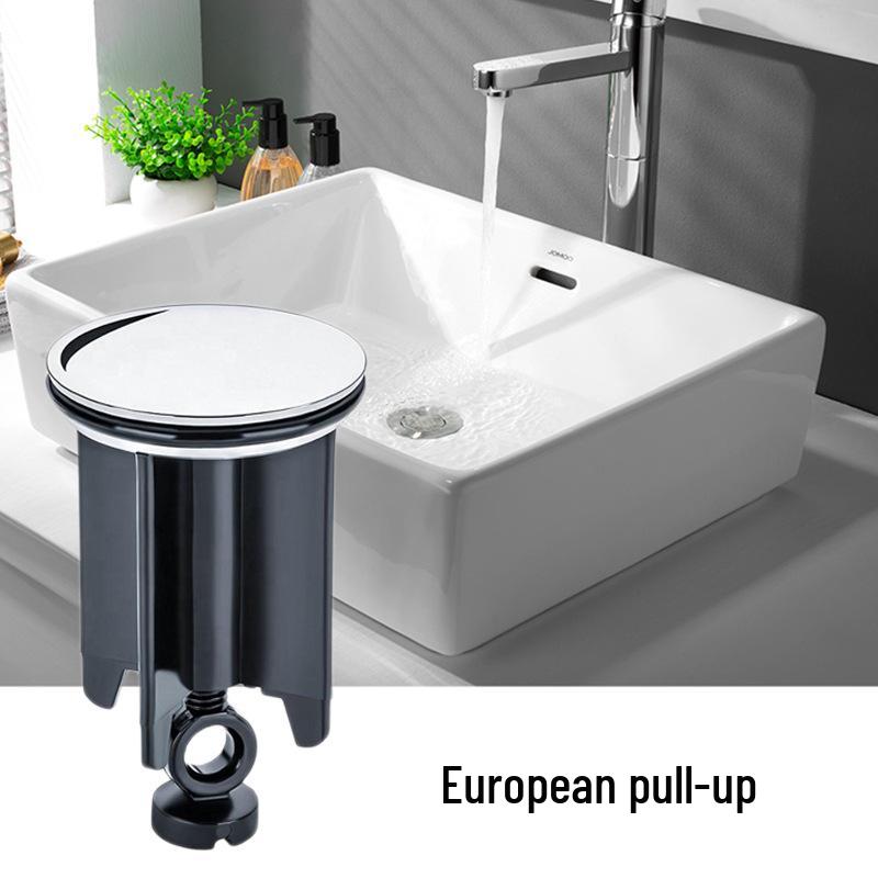 European Style Pop-Up Drain Plug for Washbasin Faucet