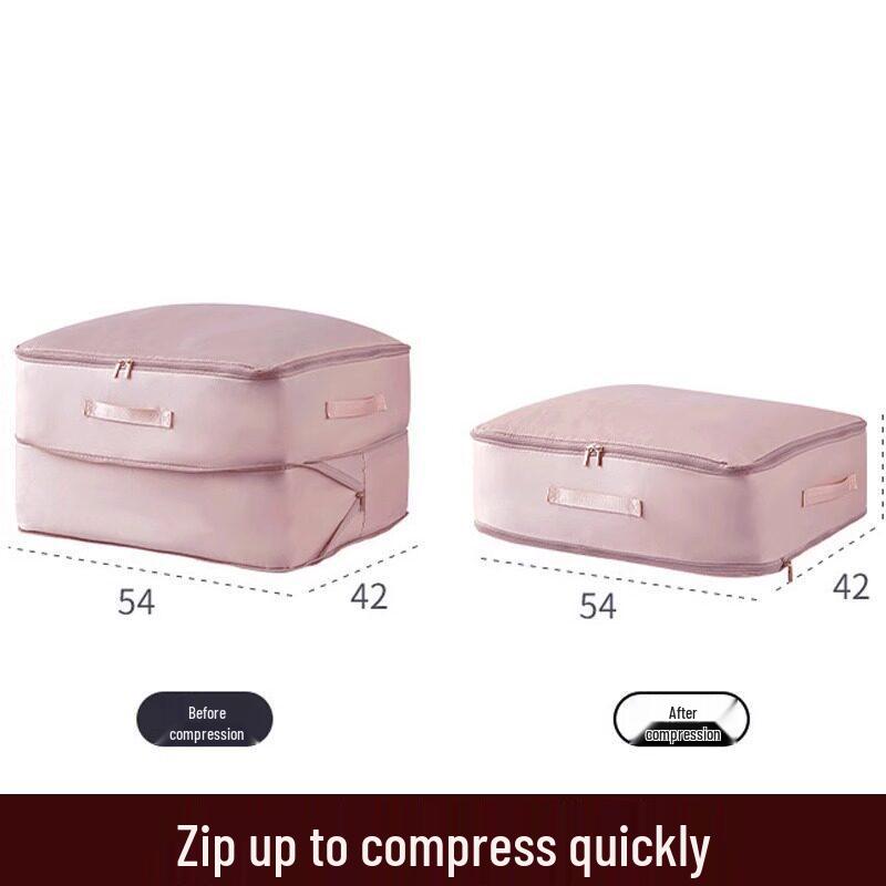 Compressible Storage Bag for Quilts, Jackets, and Bedding