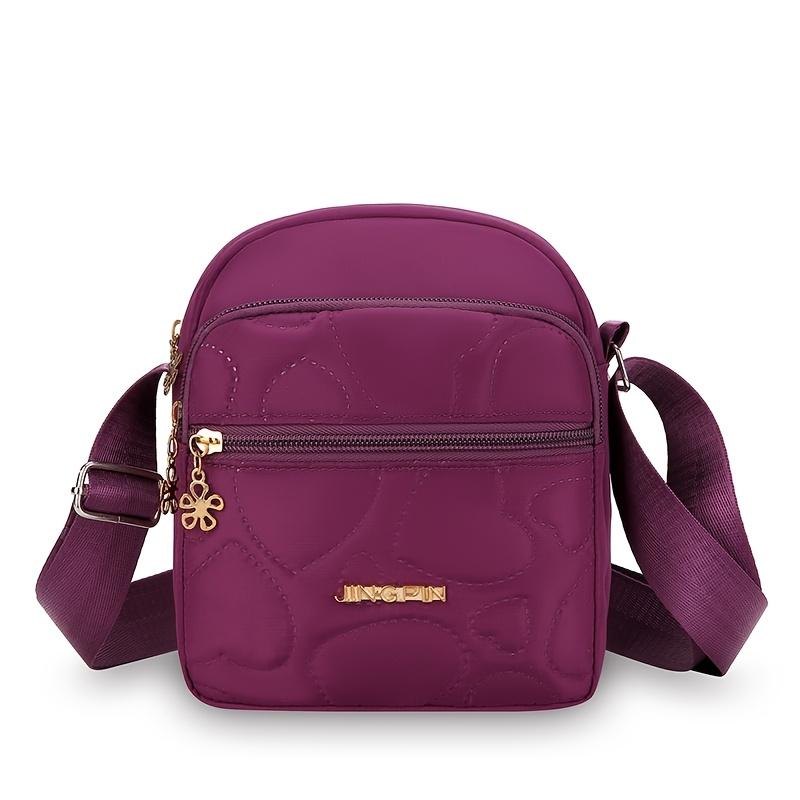 Women'Shoulder Bag, Nylon Material, Multiple Colors Available.versatile Casual and Simple Single-shoulder Bag Solid-color Crossbody Bag