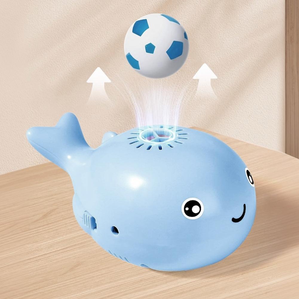 Electric Floating Ball Cat Toy with Fan & Hovering Ball Whale Shaped Cat Toy USB Powered Fun Entertainment for Kittens
