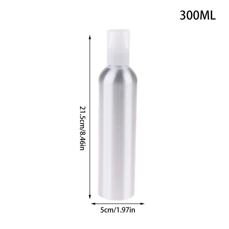 30-150-500Ml Aluminum Liquid Bottle Portable Lotion Dispenser Empty Container Refillable With Full Cover Cap For Cosmetics