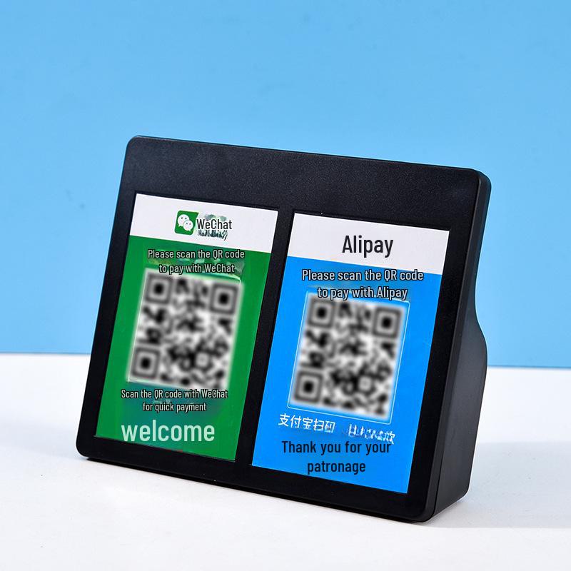 

Динамик для оплаты по QR-коду с Bluetooth для Alipay и WeChat чёрный