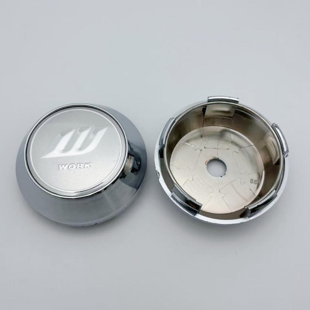4pcs W Work Logo Emblem Car Wheel Center Caps 60mm 64mm 65mm 68mm 69mm Wheels Rim Hubcaps High Cover Replace Styling Accessories