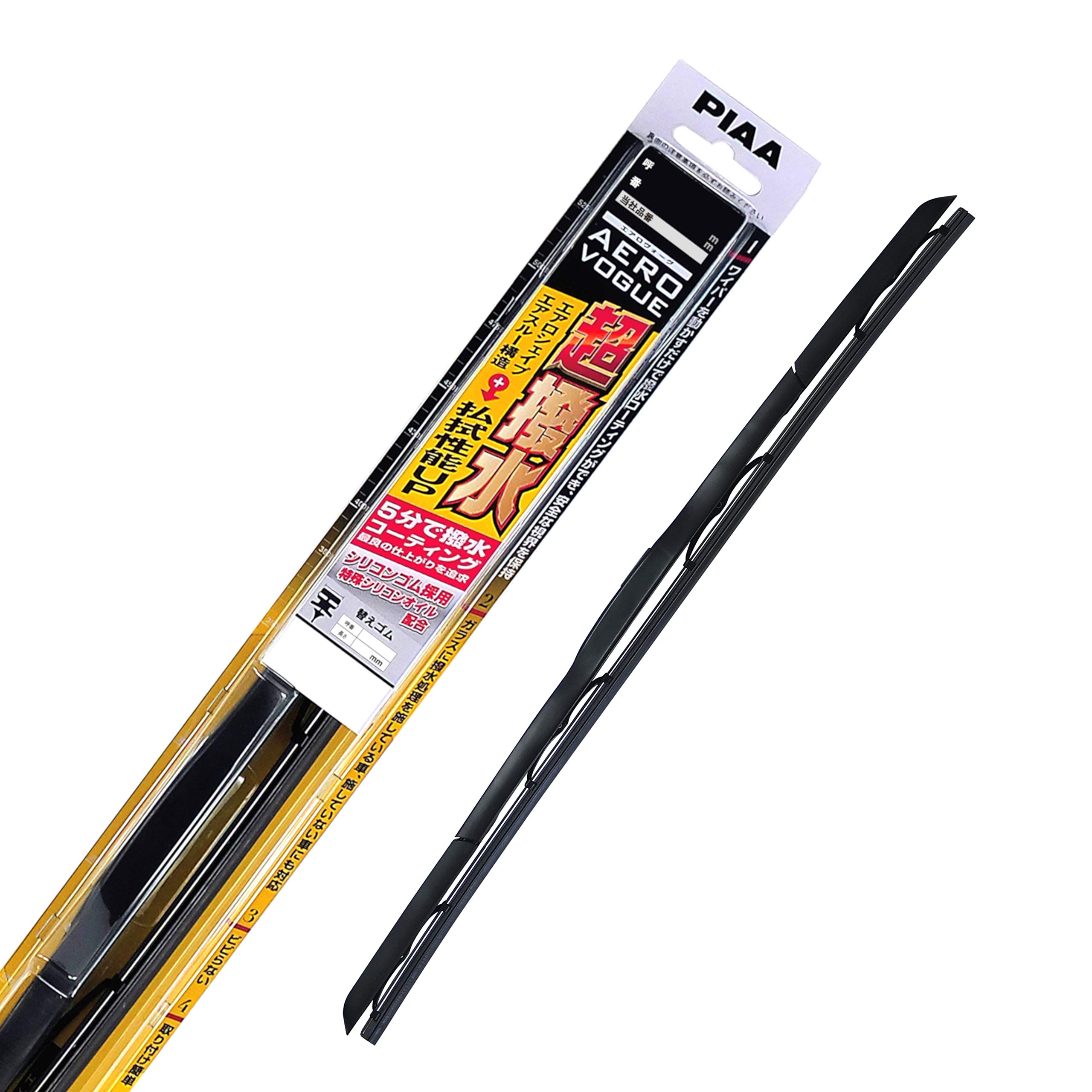 

PIAA 600mm Wiper Blade for Aero Vogue, Ultra-Strong Silicoat Special Silicone Rubber, 1 Blade, Part Number 81, WAVS60