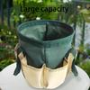 Green Oxford Cloth Garden Leaf Storage Bag Garden Tool Bag Life Organizer Bag Garden Garbage Bag Garden Pruning Kit 1 Pack