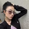 New products in the Year of the Snake UV-proof sunglasses oval frame ins fashionable versatile sunglasses