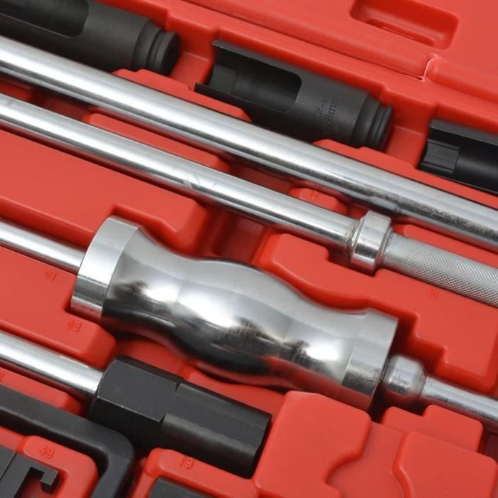 VidaXL Jeu d'extracteurs d'injecteur diesel Acier