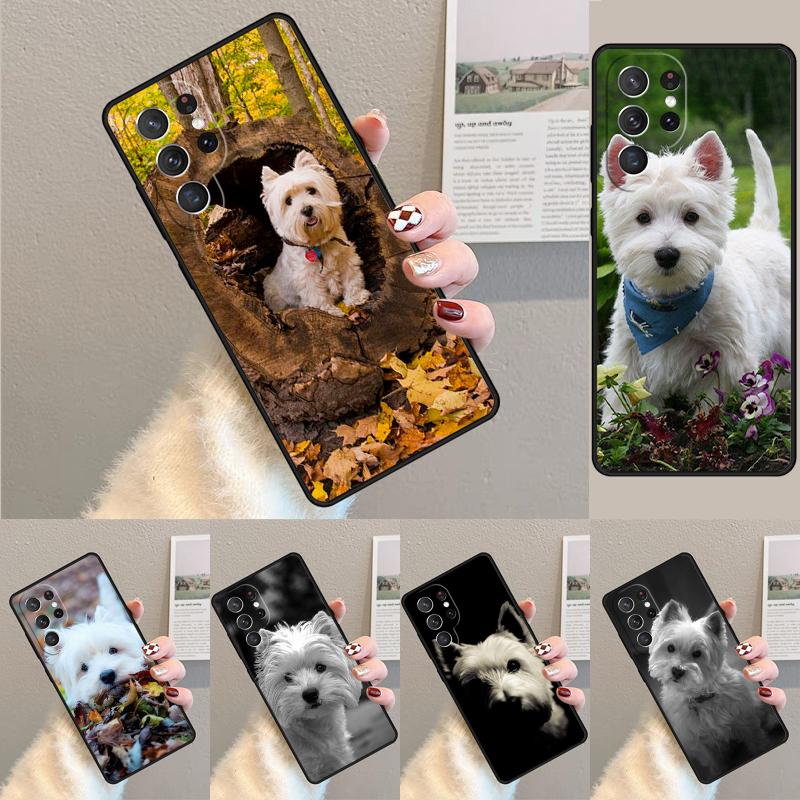 West Highland Terrier Westie TPU Phone Case For Samsung Galaxy note 10 pro S26 S25 S24 S23 S22 Ultra Plus S21 FE S20 Cover
