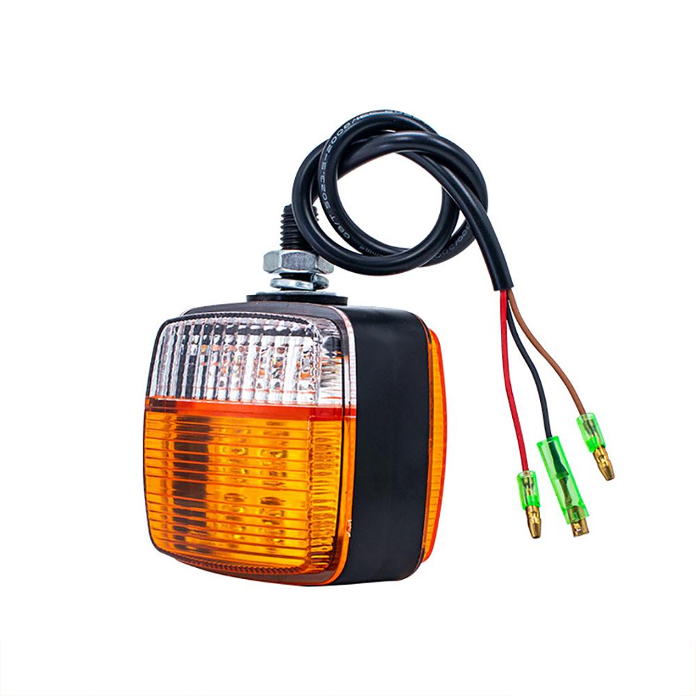 High Brightness Motorcycle Forklift Lights Dual Side Turn Signals Indicator Light 12V 24V Forklift LED Lamp 12V-80V White Amber янтарь